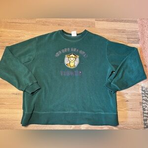 Disney Store Pooh and Friends The one and only Tigger Crewneck Sweatshirt Sz XL